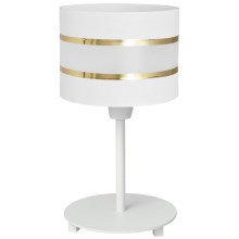Lampada da tavolo HELEN 1xE27/60W/230V bianco/oro