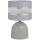 Lampada da tavolo HELEN 1xE27/60W/230V grigio/argento