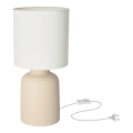 Lampada da tavolo INER 1xE14/40W/230V beige