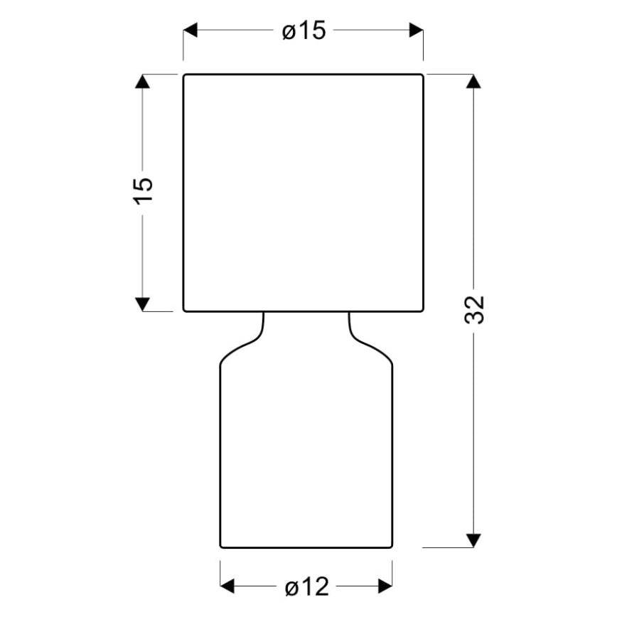 Lampada da tavolo INER 1xE14/40W/230V beige