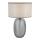 Lampada da tavolo JENIFER 1xE27/40W/230V grigio/fumé