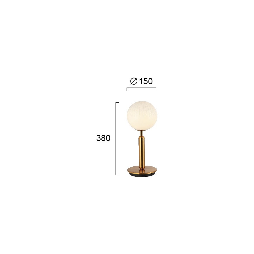Lampada da tavolo JOLIN 1xG9/5W/230V dorata