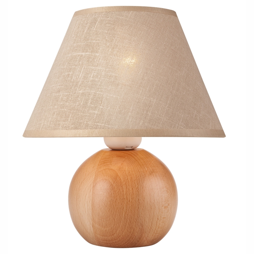 Lampada da tavolo JUTA 1xE27/60W/230V faggio