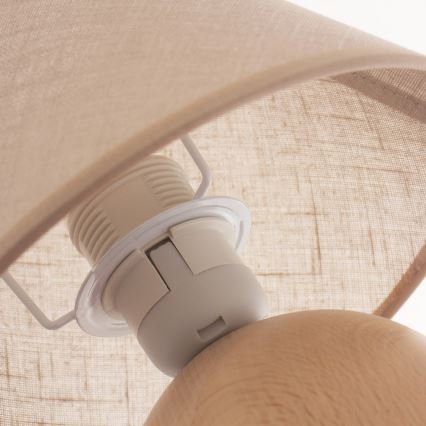 Lampada da tavolo JUTA 1xE27/60W/230V faggio