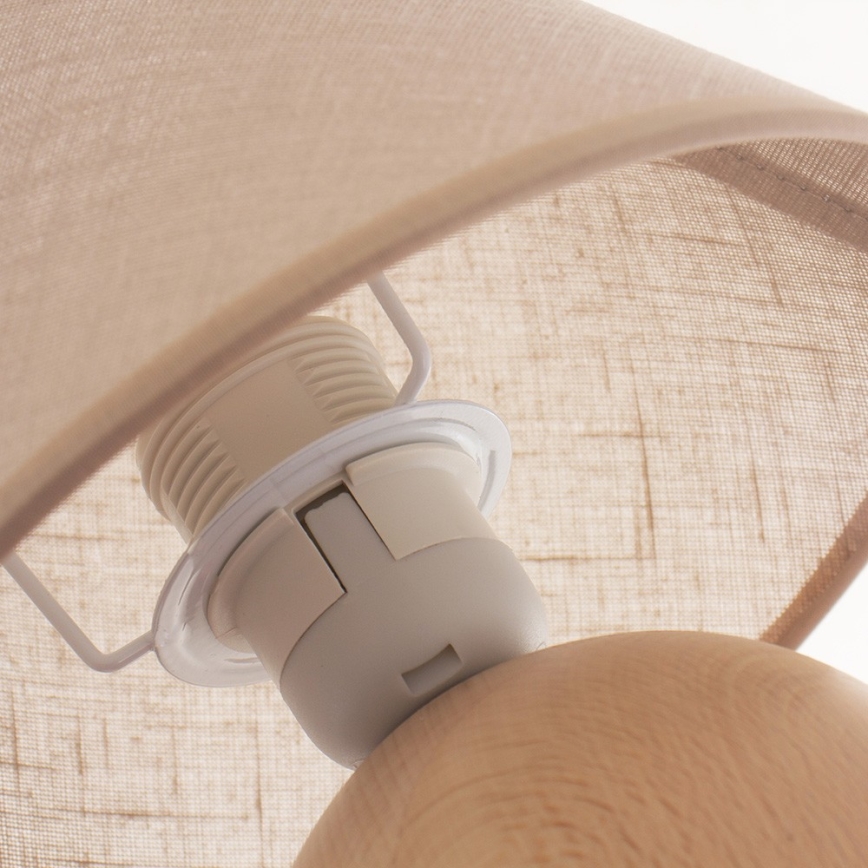 Lampada da tavolo JUTA 1xE27/60W/230V faggio