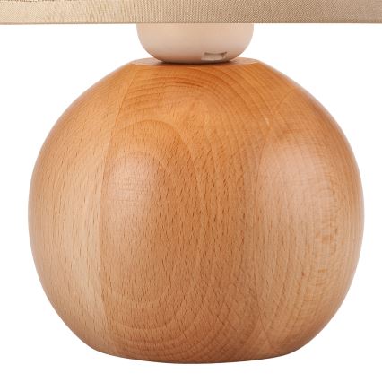 Lampada da tavolo JUTA 1xE27/60W/230V faggio