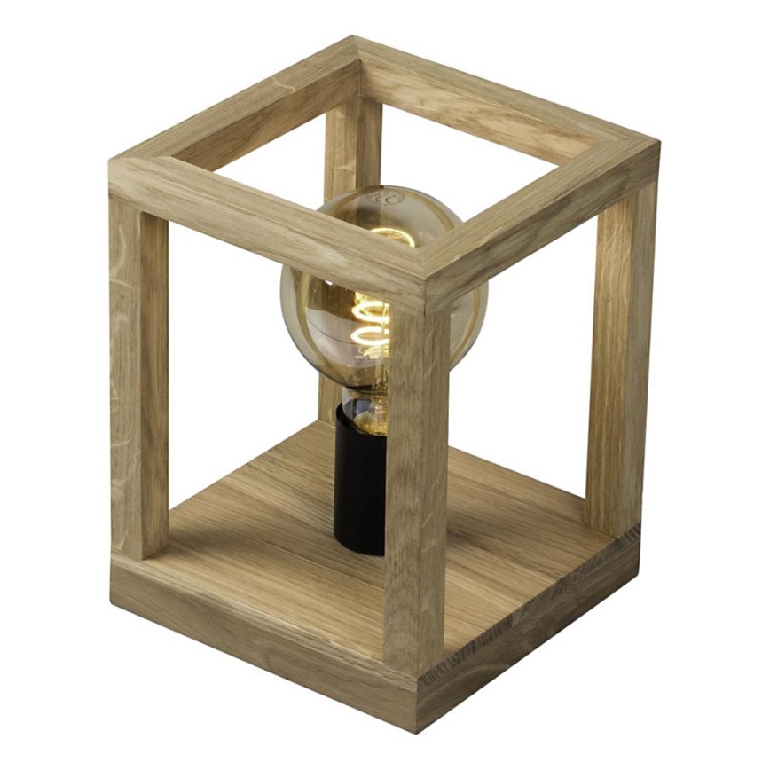 Lampada da tavolo KAGO 1xE27/60W/230V quercia opaco