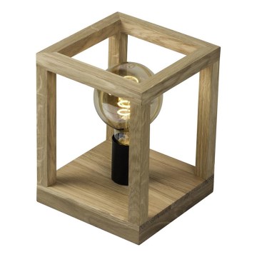 Lampada da tavolo KAGO 1xE27/60W/230V rovere opaco