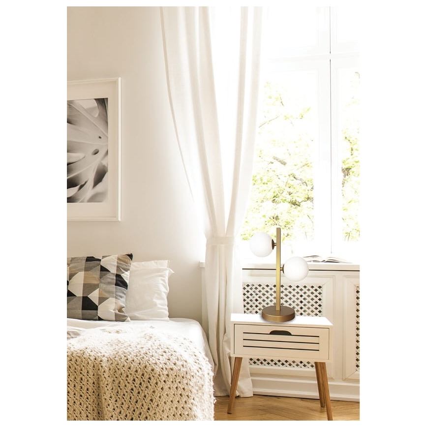 Lampada da tavolo KAMA 2xG9/28W/230V