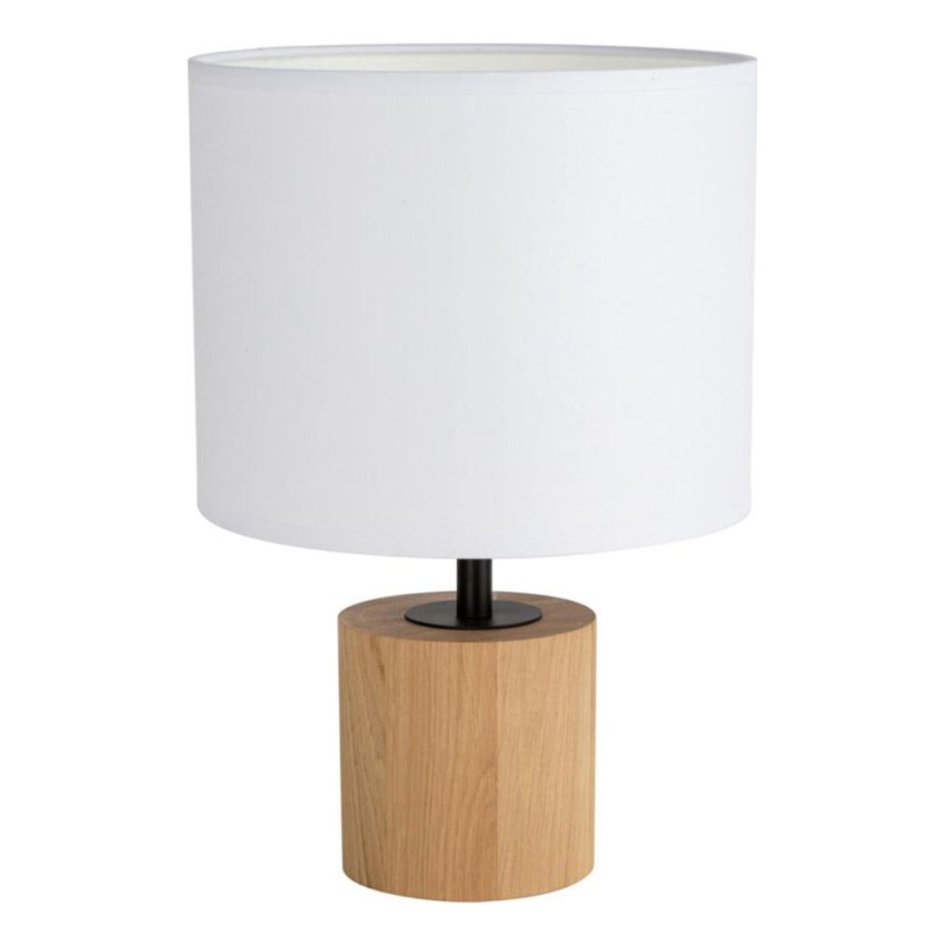 Lampada da tavolo KRETA 1xE27/25W/230V pino/bianco