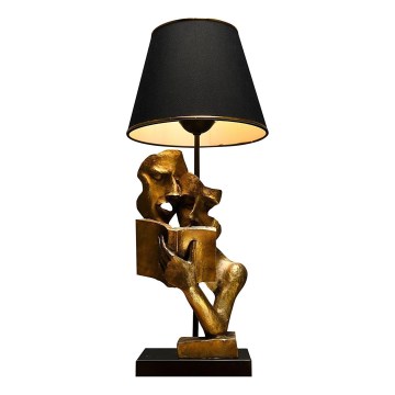 Lampada da tavolo LECTURE 1xE27/40W/230V nero/oro