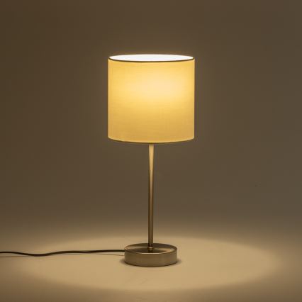 Lampada da tavolo LED 1xE14/5W/230V bianco/cromo satinato