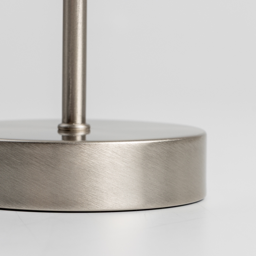 Lampada da tavolo LED 1xE14/5W/230V grigia/cromo opaco