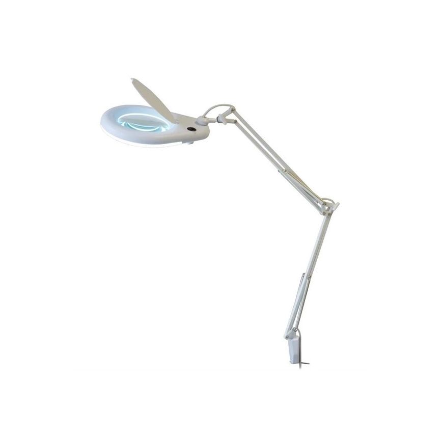 Lampada da tavolo LED con lente d'ingrandimento LED/9W/230V bianco/cromo lucido