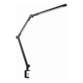 Lampada da tavolo LED dimmerabile a sfioramento, flessibile, con clip LED/12W/230V 3000/4000/6000K nera