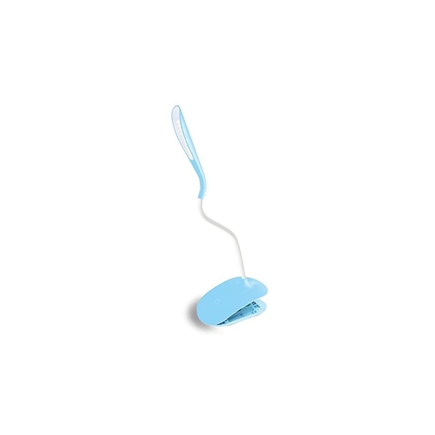 Lampada da tavolo LED dimmerabile con clip LED/3,5W/230V blu