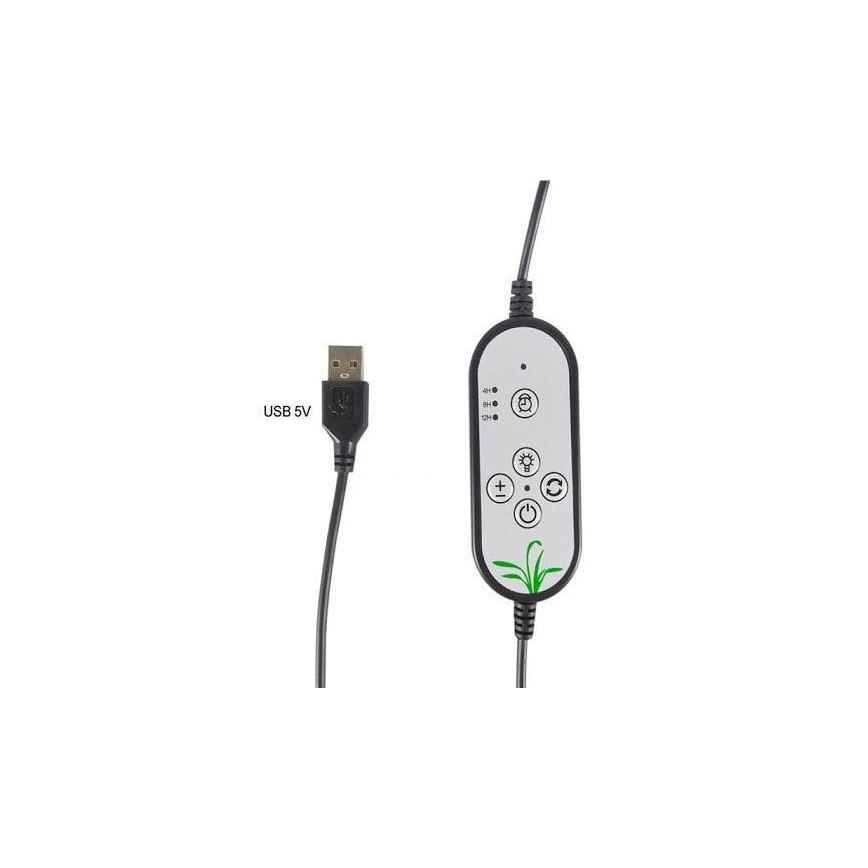 Lampada da tavolo LED dimmerabile con clip per piante in crescita LED/12W/5V