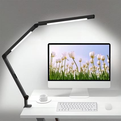 LED Dimmerabile touch flessibile lampada da tavolo POINTIQ LED/12W/230V 3000/4000/5000/6500K CRI 92 nero