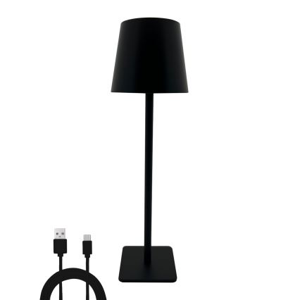 Lampada da tavolo LED dimmerabile con funzione Touch LED/5W/5V USB 1200 mAh nero