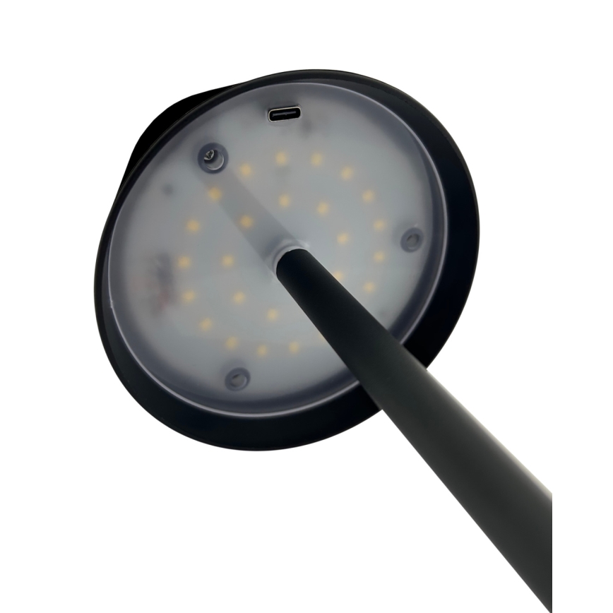 Lampada da tavolo LED dimmerabile con funzione Touch LED/5W/5V USB 1200 mAh nero