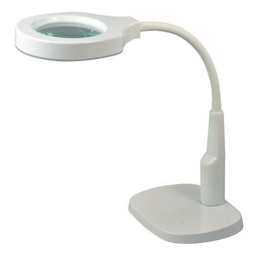 Lampada da tavolo LED dimmerabile con lente d'ingrandimento bifocale LED/6W/230V 6000-7000K bianco
