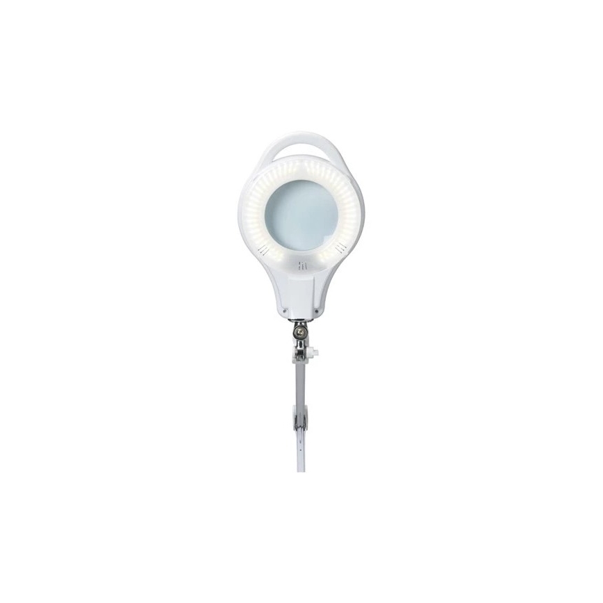 Lampada da tavolo LED dimmerabile con lente d'ingrandimento LED/10W/230V bianca