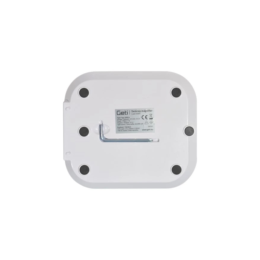 Lampada da tavolo LED dimmerabile con lente d'ingrandimento LED/7W/230V 6500K bianco