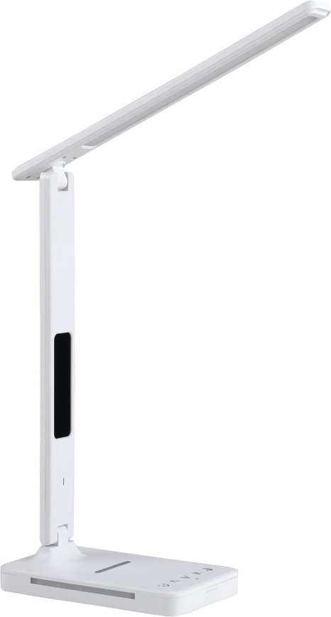 Lampada da tavolo LED dimmerabile con ricarica wireless	 QI, display e Porta USB LED/7W/230V 3000-6000K bianco