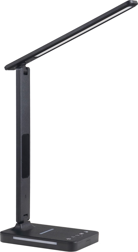 Lampada da tavolo LED dimmerabile con ricarica wireless	 QI, display e Porta USB LED/7W/230V 3000-6000K nero