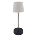 Lampada da tavolo LED dimmerabile con sensore touch, LED 3W/5V USB, batteria 800 mAh, bianco