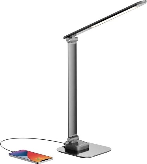 Lampada da tavolo LED dimmerabile con USB LED/7,5W/230V 3000K/4000K/5500K antracite