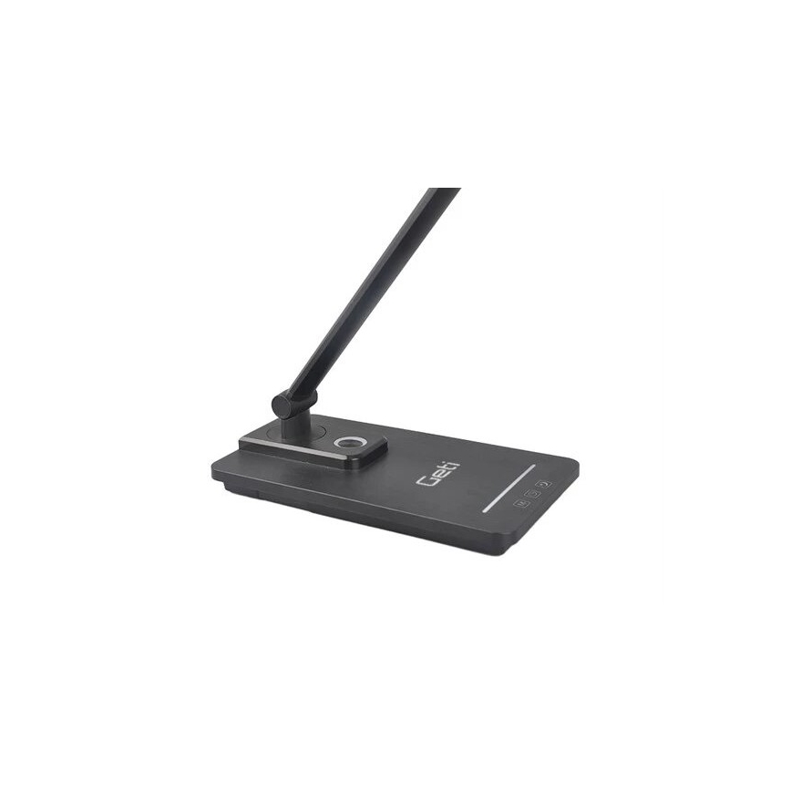 Lampada da tavolo LED dimmerabile con USB LED/9W/230V 3000K/4000K/5500K nero