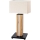 Lampada da tavolo LED dimmerabile FLAME 1xE27/40W+ LED/4,6W/230V 56,5 cm quercia