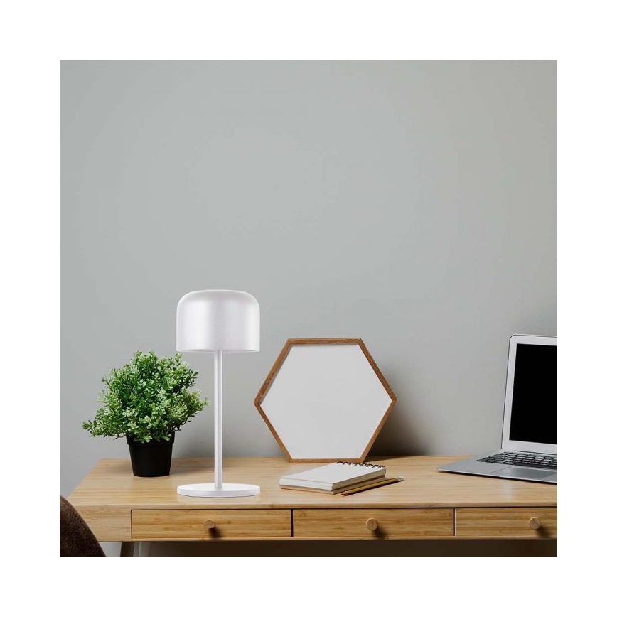LED Lampada da tavolo touch ricaricabile e dimmerabile LED/1,5W/5V 2700-5700K IP54 2200 mAh bianco