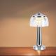 LED Lampada da tavolo touch ricaricabile e dimmerabile LED/1W/5V 3000-6000K 1800 mAh cromo
