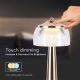 LED Lampada da tavolo touch ricaricabile e dimmerabile LED/1W/5V 3000-6000K 1800 mAh Oro rosa