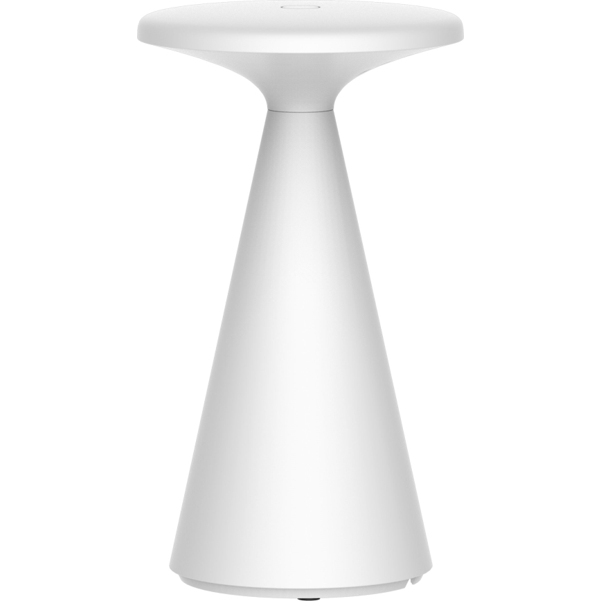 LED Dimmerabile touch per esterni lampada da tavolo PAROS LED/1,8W/5V USB 1800 mAh IP44 bianco