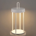 Lampada da tavolo LED dimmerabile per esterni ricaricabile a sfioramento GENTLE LED/1,5W/3,7V 3000 mAh IP44 bianca