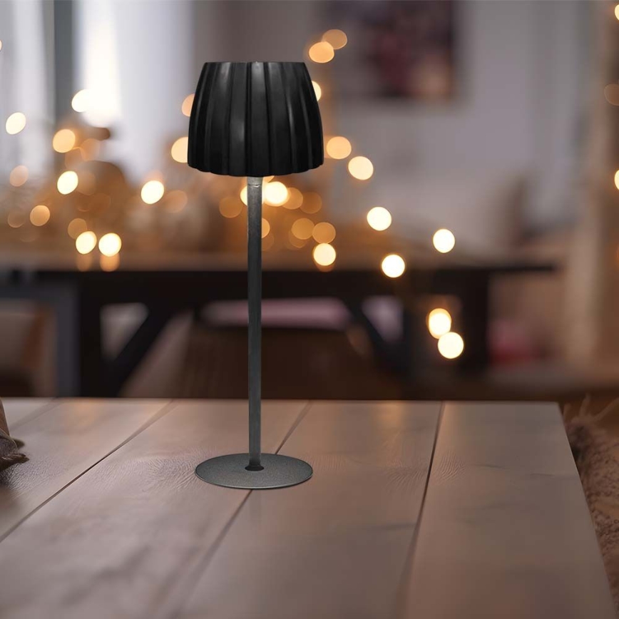 Lampada da tavolo ricaricabile a LED dimmerabile con touch LED/2,7W/5V 3000/4000/6000K 1800 mAh nero