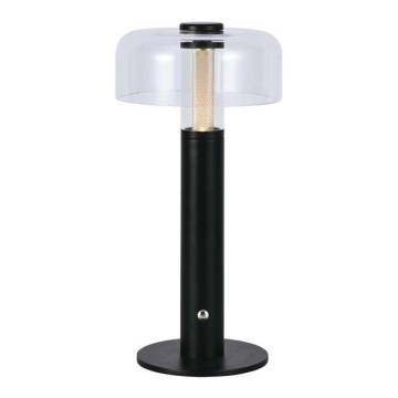 Lampada da tavolo LED dimmerabile ricaricabile con touch LED/1W/5V 3000K 1800 mAh nero