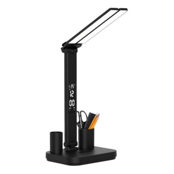 Lampada da tavolo LED dimmerabile ricaricabile NOBLITE P LED/5W/5V 3000/4000/6000K 2200 mAh nera