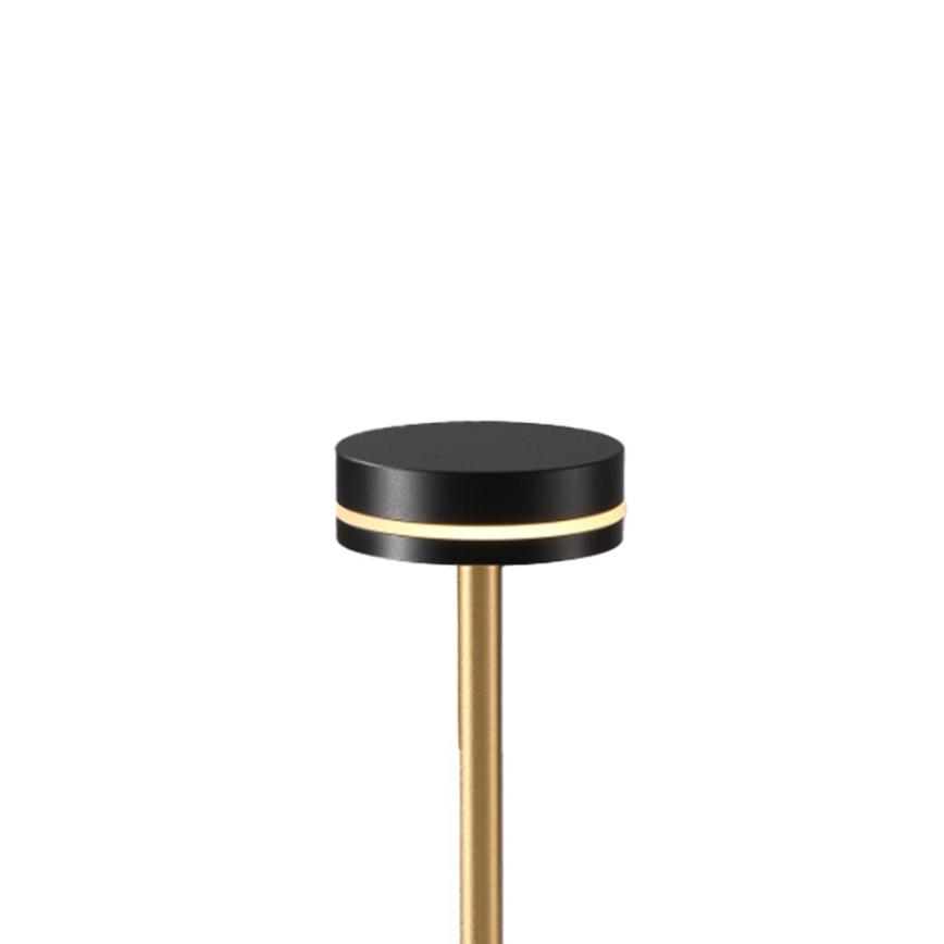 Lampada da tavolo LED dimmerabile ricaricabile SAM LED/5W/5V 3600 mAh nero/oro