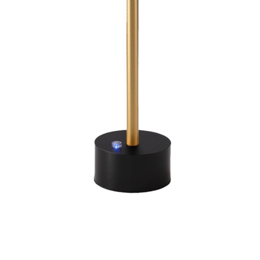 Lampada da tavolo LED dimmerabile ricaricabile SAM LED/5W/5V 3600 mAh nero/oro