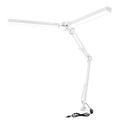 Lampada da tavolo LED dimmerabile TENUIX DUO 2xLED/14W/230V 3000-6000K bianco