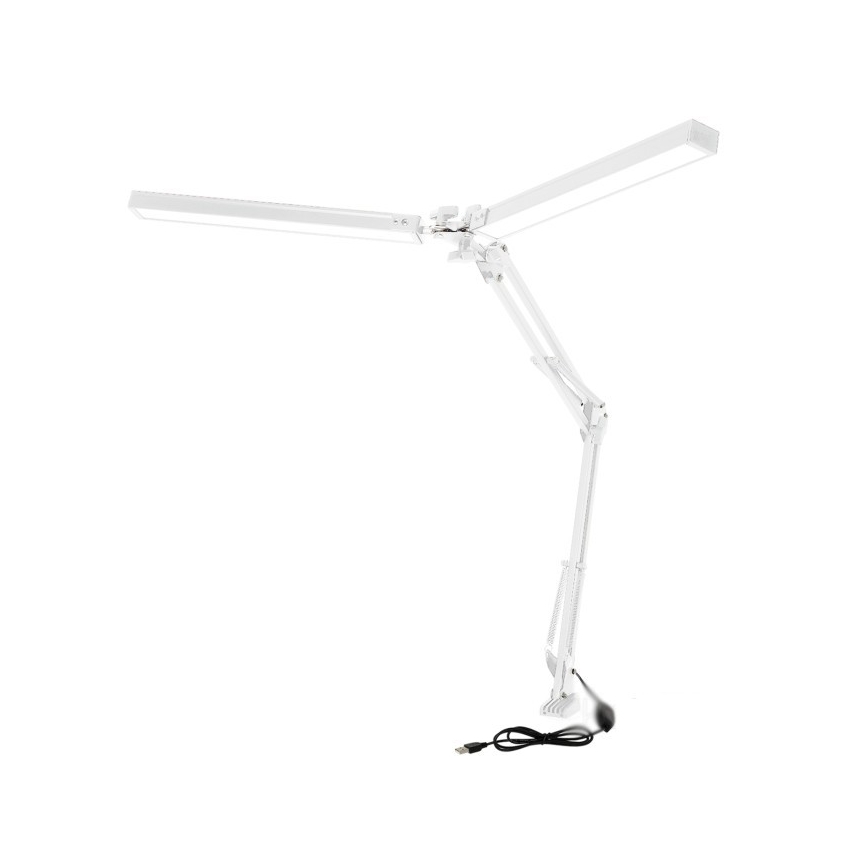 Lampada da tavolo LED dimmerabile TENUIX DUO 2xLED/14W/230V 3000-6000K bianco