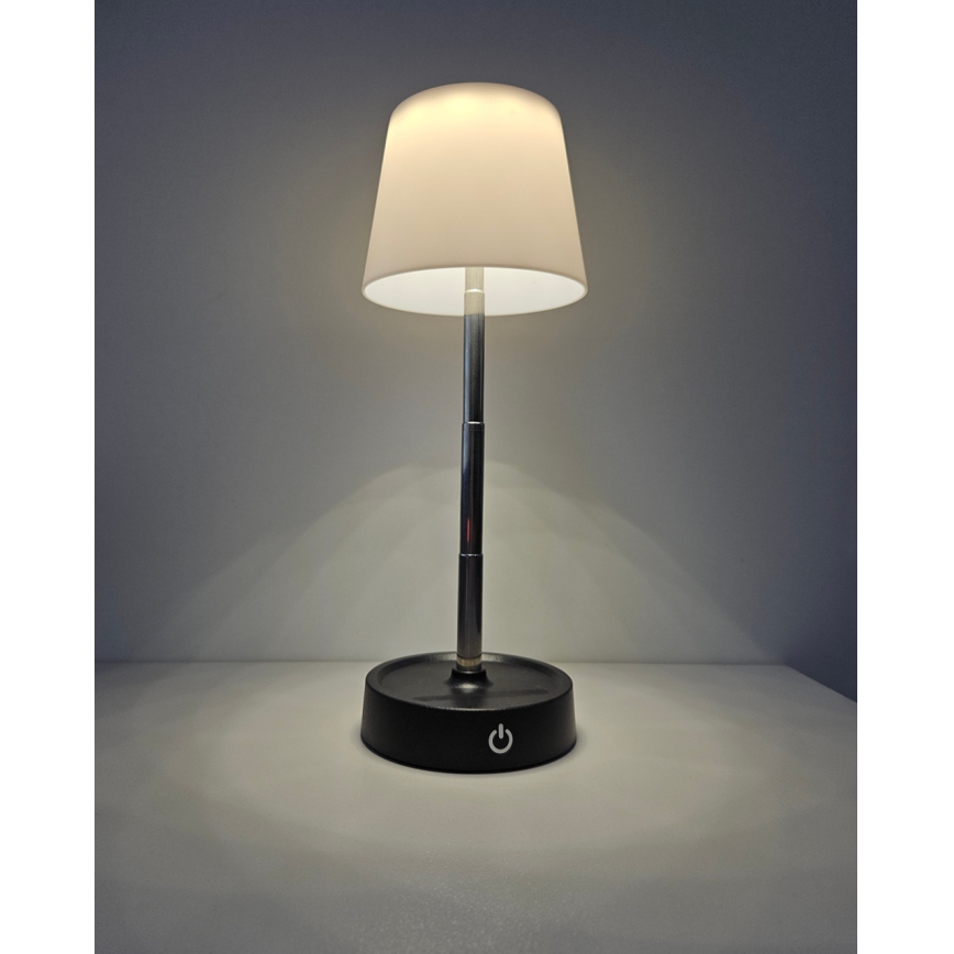 Lampada da tavolo LED dimmerabile con touch LED/3W/5V USB 800 mAh bianca
