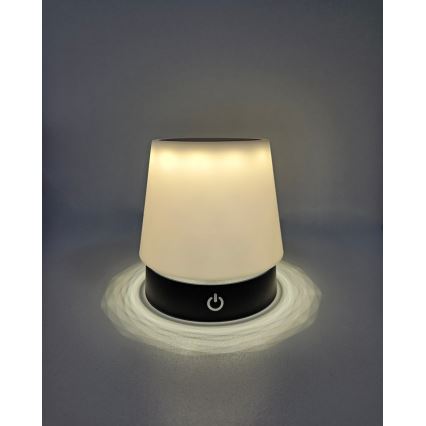 Lampada da tavolo LED dimmerabile con touch LED/3W/5V USB 800 mAh bianca