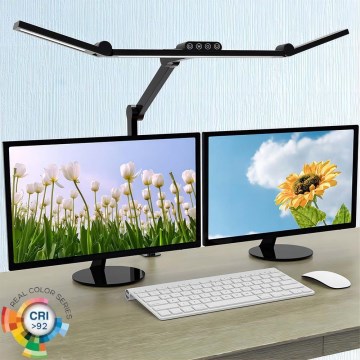 Lampada da tavolo LED dimmerabile touch flessibile LED/24W/230V 3000-6500K CRI 92 nero