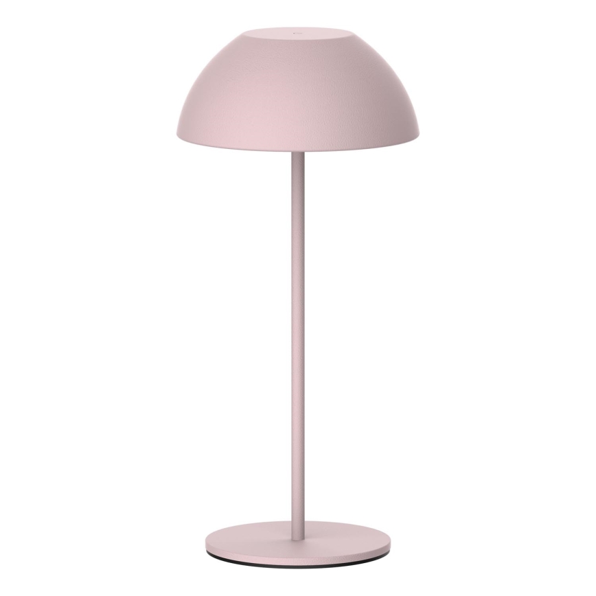 Lampada da tavolo LED dimmerabile touch per esterni TANZANIA LED/1,8W/5V USB 1800 mAh IP44 rosa