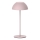 Lampada da tavolo LED dimmerabile touch per esterni TANZANIA LED/1,8W/5V USB 1800 mAh IP44 rosa